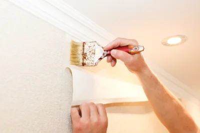 Pose de papier peint à Moulineaux — revêtements muraux et toiles de verre